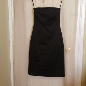 Black Strapless Theory Dress